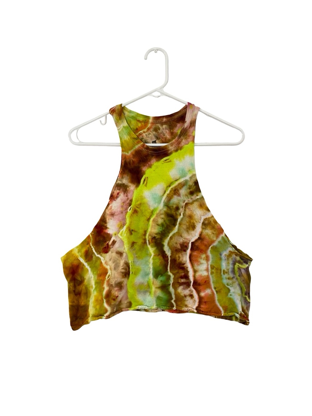 Upcycled Tie Dye Tank Top Womens Size Medium Handmade OOAK Shirt Skater Grunge - Picture 5 of 7